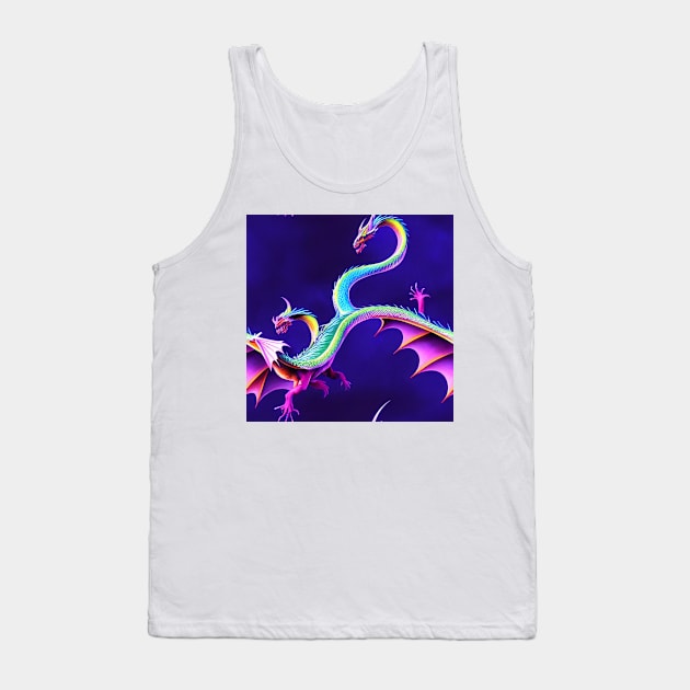 Dragon Scales, Thirty-Seven: Tank Top by EverythingSings.Art